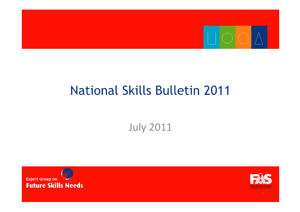 National Skills Bulletin 2011 Presentation