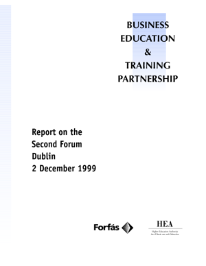 Business Education and Training Partnership Report on the Second Forum